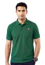 Classic Green Color T Shirt for men