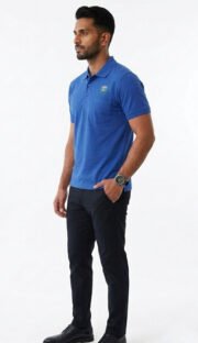 Men’s Stylish Collar Neck Cotton T-Shirt - Image 2